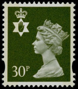 Great Britain - Northern Ireland NIMH61 MNH Queen Elizabeth Machin Head