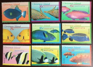 Christmas Island 1995-97 Fish Marine Life Definitives Set MNH