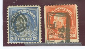 United States #419-420 Used Multiple