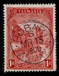 AUSTRALIA - Tasmania QV SG230, 1d bright lake, VERY FINE USED. CDS