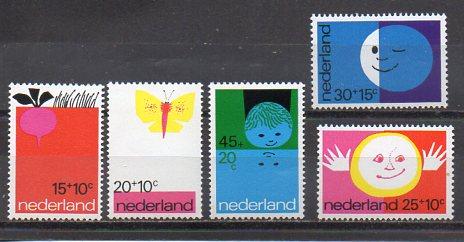 Netherlands B476-B480 MNH