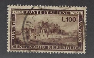 Italy SC#518 Used F-VF SCV$120.00...Grab a Value!