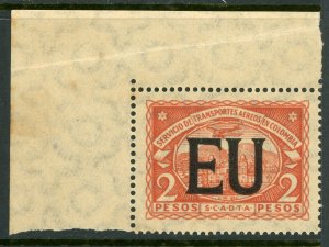 USA 1923 SCADTA 2 Peso Airmail Consular Overprint Scott CLEU58 MNH Z885