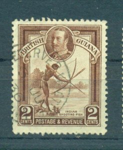 British Guiana sc# 211 (2) used cat value $1.90