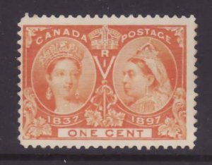 Canada-Sc#51- id13-unused no gum 1c QV Diamond Jubilee-1897-