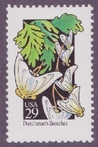 2682 Wildflowers - Dutchmans Breeches MNH single