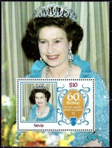 Nevis 476 MNH 1986 QEII 60th Birthday