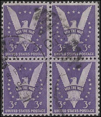 905 Used... Block of 4... SCV $1.00