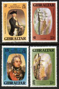 Gibraltar Sc #394-397 MNH