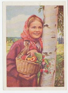 Postal stationery Soviet Union 1958 Flowers