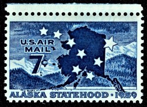 US C53 MNH VF 7 Cent Alaska Statehood