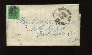 20L7 BOYD'S CITY DISPATCH Used Stamp on Nice 1853 Cover (LV 1360)