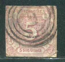 German States Thurn & Taxis Scott # 13, used