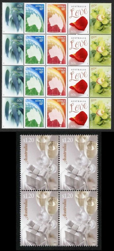 Australia SG3917/22 2013 Special Occasions Set In Blocks U/M