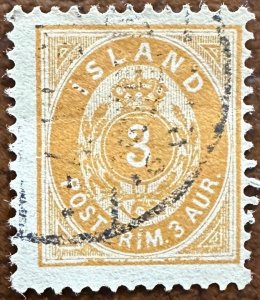 Iceland 1896-01 Sc.21 Used