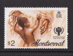 Montserrat # 405, Year of the Child, Mint LH