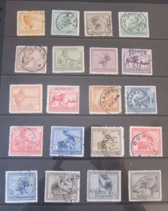 Congo 1923 Sc 88-90,2-3,5,7,99-106,109-13 FU