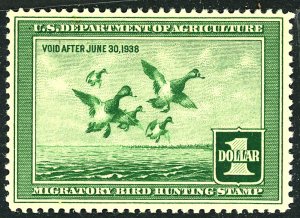 U.S. #RW4 MINT OG HR