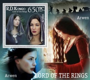 Stamps. Cinema. The Lord of the Rings 2023 year 6 sheets perforated MNH**