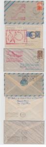 ARGENTINA 1950 THREE FF COVERS BS AS-NEW YORK by FAMA & BS AS-DALLAS by BRANIFF