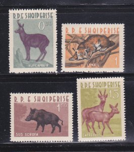 Albania 639-642 Set MNH Animals (B)