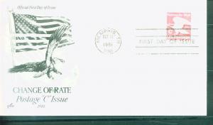 US Sc# 1946 FDC \C\ Eagle Art Craft