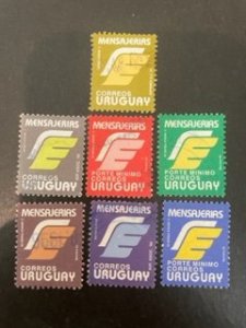 Uruguay sc 1459,1460,1460a,1461,1462,1462a,1463 u