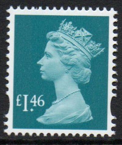 Great Britain Sc MH401 2010 £1.46  pr blue QE II Machin Head stamp mint NH