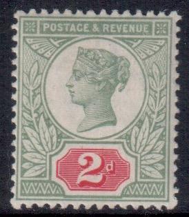 GB Scott 113 - SG200, 1887 Jubilee 2d MH*