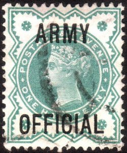 1900, Great Britain, 1/2p, Used, Sc O57, Sg O42
