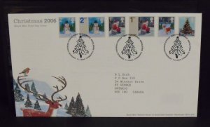 15734   GREAT BRITAIN   FDC # 2412-2417      Christmas