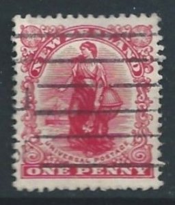 New Zealand #129 Used 1p Commerce Redrawn