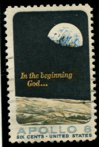 1371 US 6c Apollo 8, used