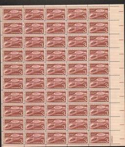 US #1104 Mint Sheet Brussels International Expo 