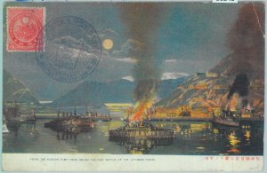 86243 - JAPAN - POSTAL HISTORY - SPECIAL POSTMARK on Postcard (MAXIMUM?) 1906