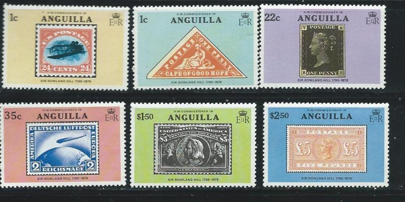 Anguilla #349-354 Stamps (MNH)  CV $2.50