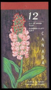 Canada 1996 Canadian orchids Paintings booklet Muh
