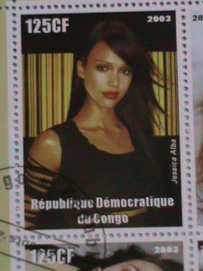 CONGO STAMP:2003 FAMOUS NUDE PAINTING CTO-STAMP S/S SHEET