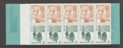 Sweden Sc 1228a 1977 Christmas  stamp bklt of 10 mint NH