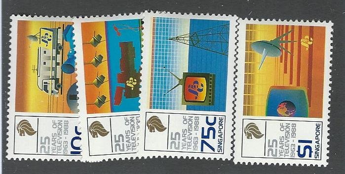 Singapore MNH Scott cat.# 525-528