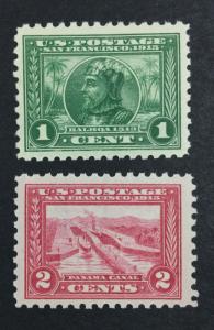 US #401-402 MINT OG LH $95 LOT #8638