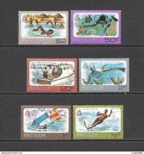 N1440 Antigua & Barbuda Fauna Fish & Marine Life Tourism #432-7 1Set Mnh