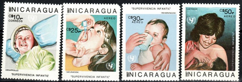 Nicaragua #1588-91  MNH CV $7.65  (X1883)