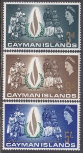 Cayman Islands Sc #197-199 MNH