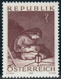 Austria  #857  Mint NH CV $0.25