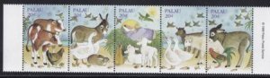 US 529 Trust Territories Palau NH VF Christmas Strip Of 5