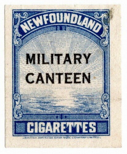 (I.B) Canada Revenue : Newfoundland Excise - Cigarette Duty (Military Canteen) 