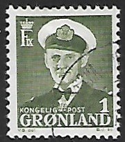 Greenland # 28 - King Frederick IX - used.....{Gn15}