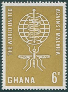 Ghana 1962 6d bistre Malaria SG298 MNH