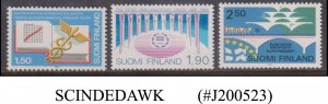 FINLAND - 1989 SCOTT#803-805 - 3V MINT NH